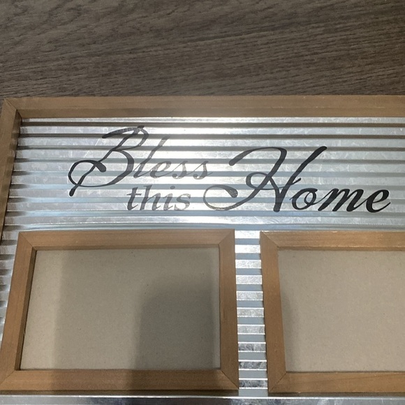 Bless this Home Square 4 Slot 16 Inch wall Picture Frame holder | home Decor - Picture 10 of 11